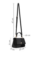 Women's Black Long Strap Shoulder Bag | Derimod Women's Black Long Strap Shoulder Bag | Derimod