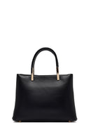 Kadın Siyah Baskılı Uzun Askılı Kol Çantası | Derimod Kadın Siyah Baskılı Uzun Askılı Kol Çantası | Derimod