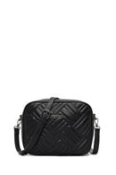 Women's Black Long Strapped Quilted Crossbody Bag | Derimod Women's Black Long Strapped Quilted Crossbody Bag | Derimod