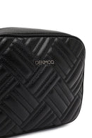 Women's Black Long Strapped Quilted Crossbody Bag | Derimod Women's Black Long Strapped Quilted Crossbody Bag | Derimod