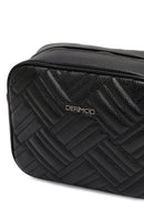 Women's Black Long Strapped Quilted Crossbody Bag | Derimod Women's Black Long Strapped Quilted Crossbody Bag | Derimod