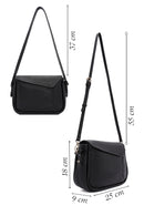 Women's Black Long Strapped Crossbody Bag | Derimod Women's Black Long Strapped Crossbody Bag | Derimod
