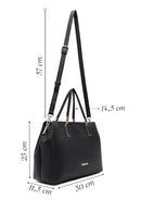 Women's Black Long Strap Classic Shoulder Bag | Derimod Women's Black Long Strap Classic Shoulder Bag | Derimod