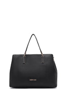 Women's Black Long Strap Classic Shoulder Bag | Derimod Women's Black Long Strap Classic Shoulder Bag | Derimod