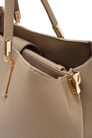 Kadın Vizon Uzun Askılı Klasik Kol Çantası | Derimod Kadın Vizon Uzun Askılı Klasik Kol Çantası | Derimod