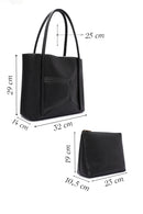 Kadın Siyah Desenli Omuz Çantası | Derimod Kadın Siyah Desenli Omuz Çantası | Derimod