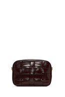 Kadın Bordo Uzun Askılı Örgülü Çapraz Çanta | Derimod Kadın Bordo Uzun Askılı Örgülü Çapraz Çanta | Derimod