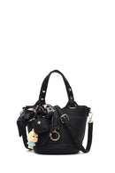 Women's Black Long Strap Mini Shoulder Bag | Derimod Women's Black Long Strap Mini Shoulder Bag | Derimod