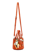 Women's Orange Long Strap Mini Shoulder Bag | Derimod Women's Orange Long Strap Mini Shoulder Bag | Derimod