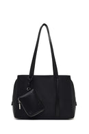 Women's Black Accessorized Classic Shoulder Bag | Derimod Women's Black Accessorized Classic Shoulder Bag | Derimod