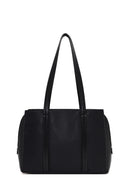 Women's Black Accessorized Classic Shoulder Bag | Derimod Women's Black Accessorized Classic Shoulder Bag | Derimod