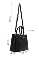 Women's Black Long Strap Classic Shoulder Bag | Derimod Women's Black Long Strap Classic Shoulder Bag | Derimod