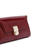 Kadın Bordo Uzun Askılı Rugan Mini Çapraz Çanta | Derimod Kadın Bordo Uzun Askılı Rugan Mini Çapraz Çanta | Derimod