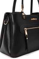 Women's Black Long Strap Classic Shoulder Bag | Derimod Women's Black Long Strap Classic Shoulder Bag | Derimod