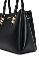 Women's Black Long Strap Shoulder Bag | Derimod Women's Black Long Strap Shoulder Bag | Derimod