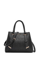 Women's Black Long Strap Casual Shoulder Bag | Derimod Women's Black Long Strap Casual Shoulder Bag | Derimod