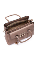 Kadın Vizon Uzun Askılı Örgü Detaylı Kol Çantası | Derimod Kadın Vizon Uzun Askılı Örgü Detaylı Kol Çantası | Derimod