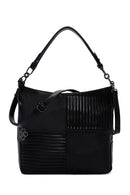 Women's Black Long Strap Shoulder Bag | Derimod Women's Black Long Strap Shoulder Bag | Derimod