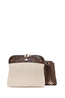 Women's Brown Long Strap Classic Shoulder Bag | Derimod Women's Brown Long Strap Classic Shoulder Bag | Derimod