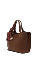 Kadın Kahverengi Uzun Askılı AKsesuarlı Kol Çantası | Derimod Kadın Kahverengi Uzun Askılı AKsesuarlı Kol Çantası | Derimod