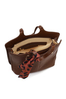 Kadın Kahverengi Uzun Askılı AKsesuarlı Kol Çantası | Derimod Kadın Kahverengi Uzun Askılı AKsesuarlı Kol Çantası | Derimod