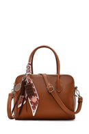 Women's Tan Long Strap Charm Classic Shoulder Bag | Derimod Women's Tan Long Strap Charm Classic Shoulder Bag | Derimod