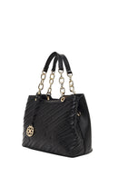 Women's Black Long Strap Printed Sleeve Bag | Derimod Women's Black Long Strap Printed Sleeve Bag | Derimod