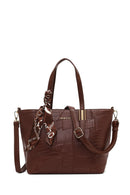 Kadın Kahverengi Uzun Askılı Baskılı Omuz Çantası | Derimod Kadın Kahverengi Uzun Askılı Baskılı Omuz Çantası | Derimod