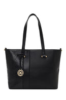 Kadın Siyah Uzun Askılı Omuz Çantası | Derimod Kadın Siyah Uzun Askılı Omuz Çantası | Derimod