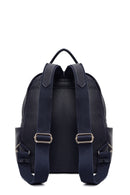 Women's Navy Blue Charm Backpack | Derimod Women's Navy Blue Charm Backpack | Derimod