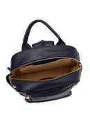 Women's Navy Blue Charm Backpack | Derimod Women's Navy Blue Charm Backpack | Derimod