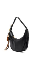 Kadın Siyah Aksesuarlı Omuz Çantası | Derimod Kadın Siyah Aksesuarlı Omuz Çantası | Derimod