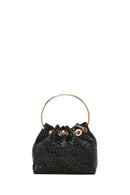 Kadın Siyah Uzun Zincir Askılı Taşlı Mini Abiye Çanta | Derimod Kadın Siyah Uzun Zincir Askılı Taşlı Mini Abiye Çanta | Derimod