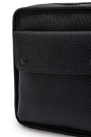 Erkek Siyah Deri Postacı Çantası | Derimod Erkek Siyah Deri Postacı Çantası | Derimod