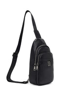 Men's Black Leather Crossbody Bag | Derimod Men's Black Leather Crossbody Bag | Derimod