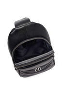 Men's Black Leather Crossbody Bag | Derimod Men's Black Leather Crossbody Bag | Derimod