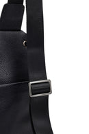 Men's Black Leather Crossbody Bag | Derimod Men's Black Leather Crossbody Bag | Derimod