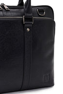 Men's Black Leather Briefcase | Derimod Men's Black Leather Briefcase | Derimod