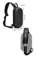 D-Pack Unisex Siyah Mini Kumaş Çapraz Çanta | Derimod D-Pack Unisex Siyah Mini Kumaş Çapraz Çanta | Derimod