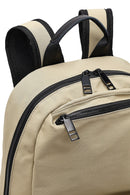 Men's Beige Fabric Backpack | Derimod Men's Beige Fabric Backpack | Derimod