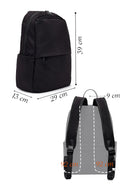 Men's Black Fabric Backpack | Derimod Men's Black Fabric Backpack | Derimod