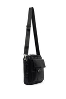 Erkek Siyah Postacı Çantası | Derimod Erkek Siyah Postacı Çantası | Derimod