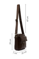 Men's Brown Messenger Bag | Derimod Men's Brown Messenger Bag | Derimod