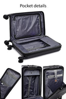 D-Pack Men's Black Cabin Size Suitcase | Derimod D-Pack Men's Black Cabin Size Suitcase | Derimod