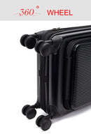 D-Pack Men's Black Cabin Size Suitcase | Derimod D-Pack Men's Black Cabin Size Suitcase | Derimod