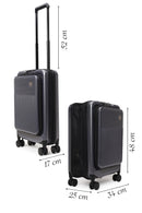 D-Pack Erkek Gri Kabin Boy Valiz | Derimod D-Pack Erkek Gri Kabin Boy Valiz | Derimod
