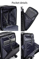 D-Pack Unisex Siyah Kabin Boy Valiz | Derimod D-Pack Unisex Siyah Kabin Boy Valiz | Derimod