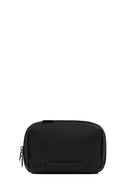 D-Pack Men's Black Fabric Handbag | Derimod D-Pack Men's Black Fabric Handbag | Derimod