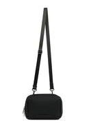 D-Pack Men's Black Fabric Handbag | Derimod D-Pack Men's Black Fabric Handbag | Derimod