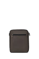 Men's Grey Fabric Messenger Bag | Derimod Men's Grey Fabric Messenger Bag | Derimod